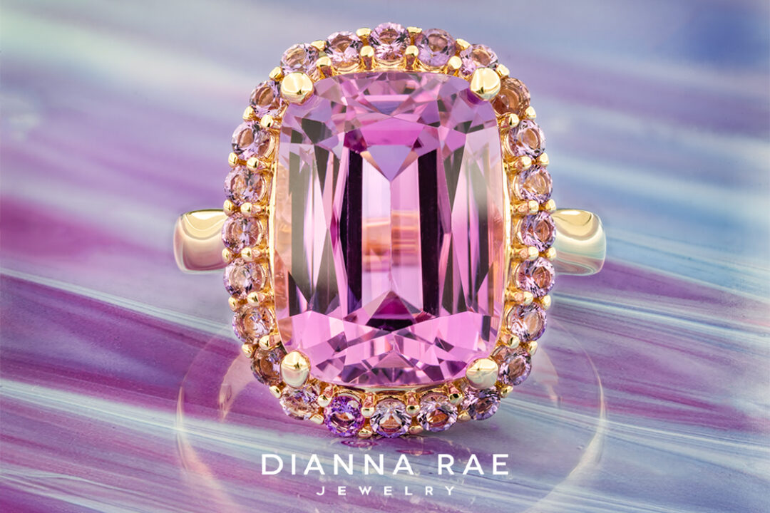Kunzite & Amethyst Ring