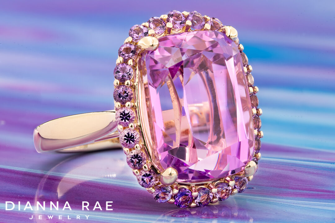 Kunzite & Amethyst Ring - Image 2