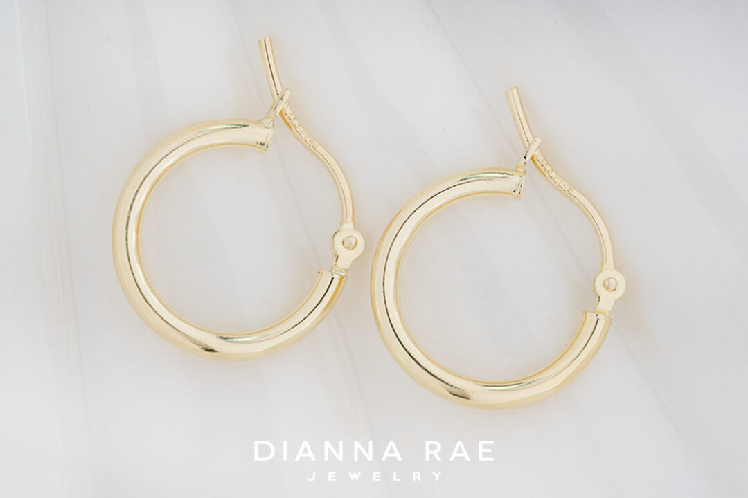 10K Yellow Gold Hoops