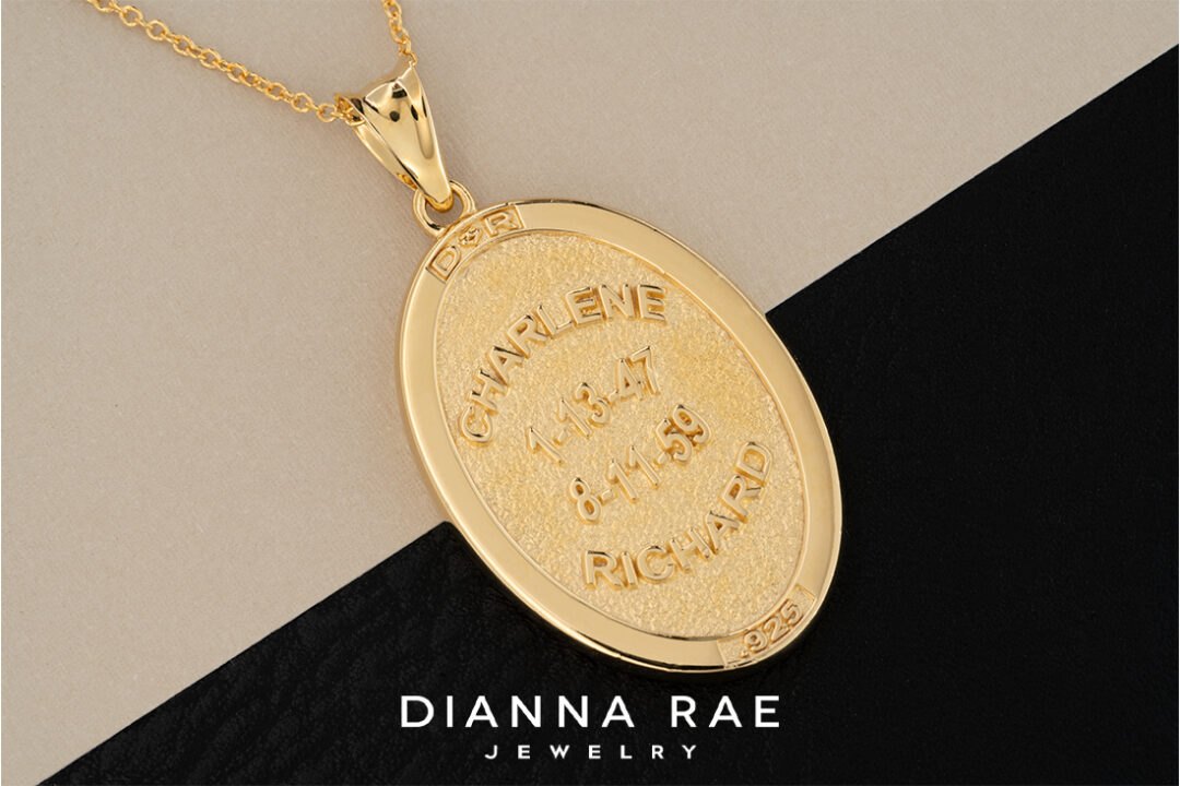 Charlene Richard Medal – Yellow Gold Vermeil - Image 2