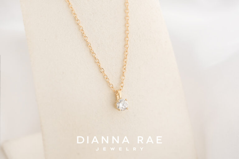Solitaire 0.22 Carat Lab-Grown Diamond Pendant