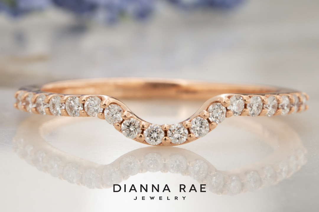 Bloom - Large Contoured Diamond Band