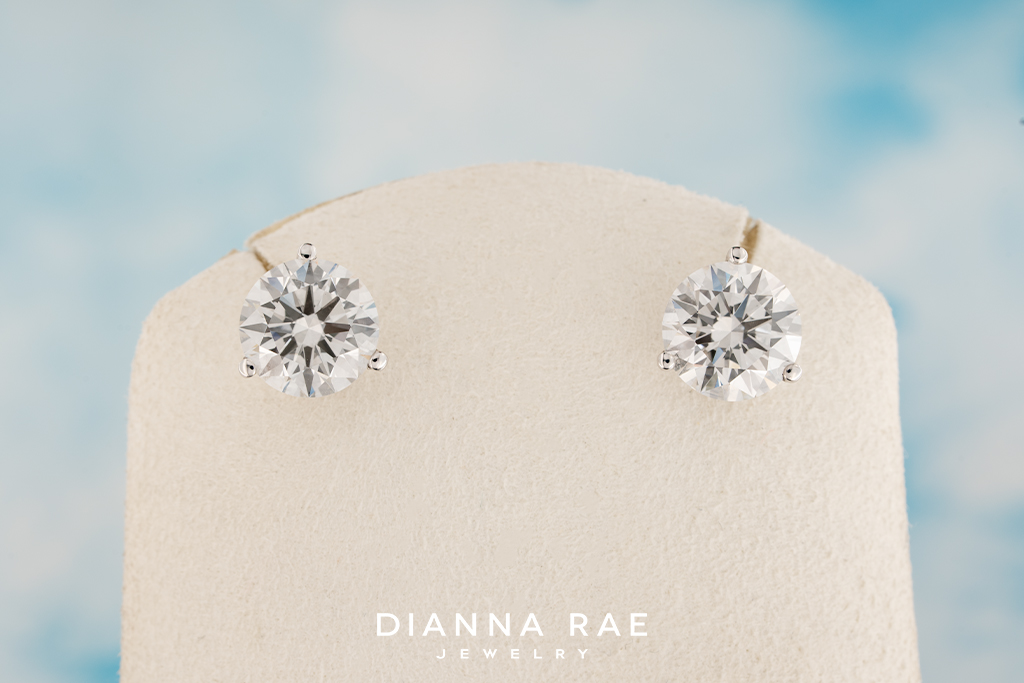 4.10 Carat Lab-Grown Diamond Studs