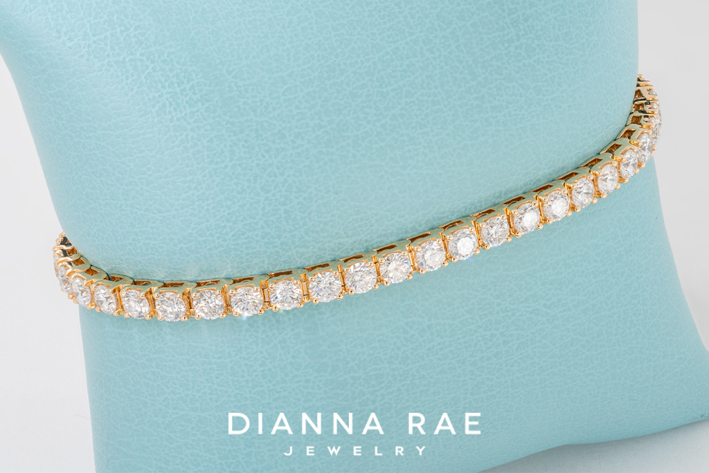 7.13 Carat Lab-Grown Diamond Tennis Bracelet