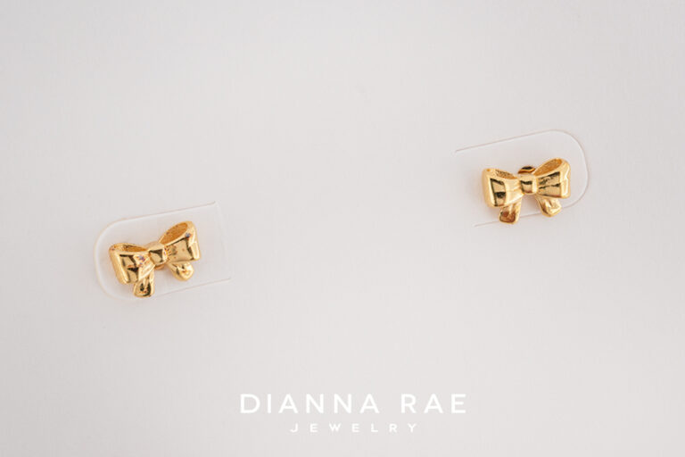 Dainty Bow Studs