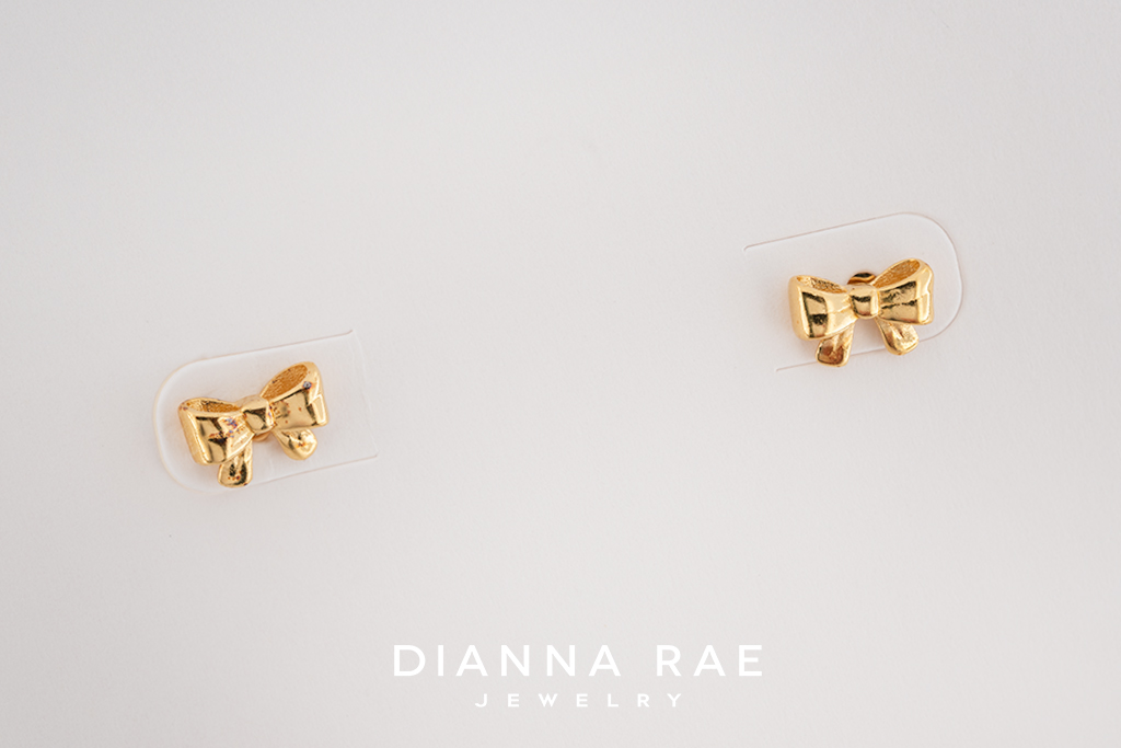 Dainty Bow Studs