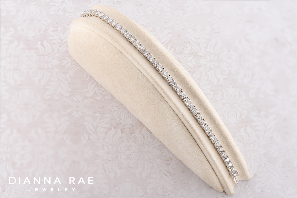 7.17 Carat Lab-Grown Diamond Tennis Bracelet