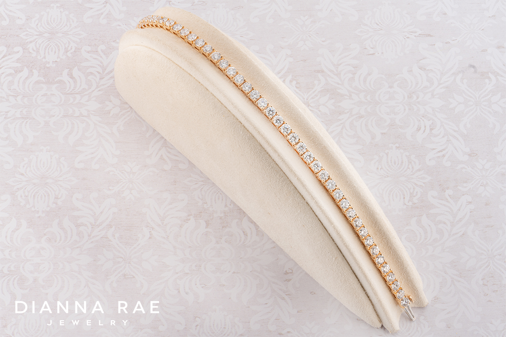 7.15 Carat Lab-Grown Diamond Tennis Bracelet