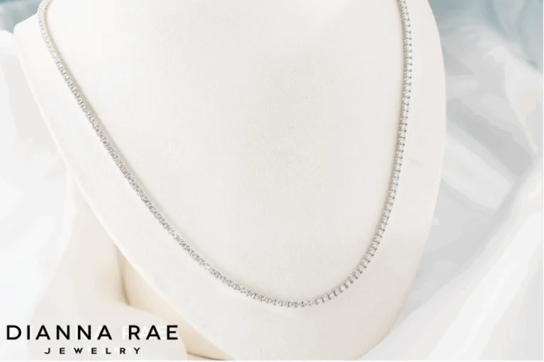 7.00 Carat Lab-Grown Diamond Tennis Necklace
