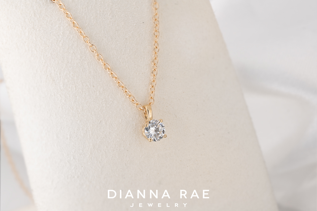 Solitaire 0.31 Carat Lab-Grown Diamond Pendant