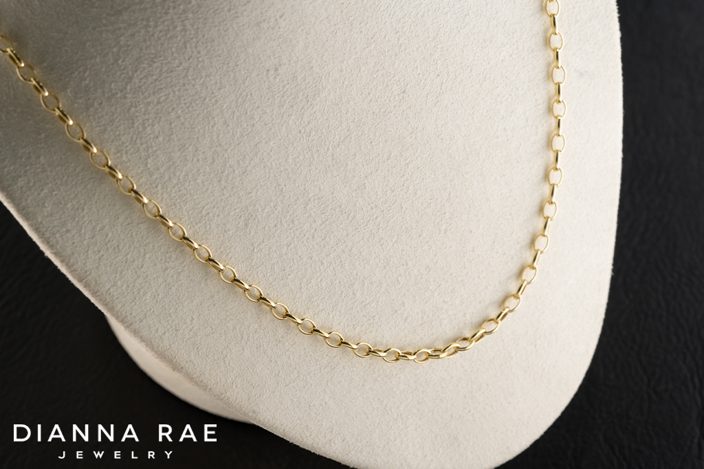 Yellow Gold Rolo Chain