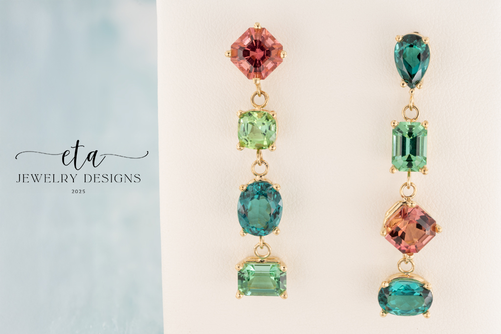 Tourmaline Dangle Earrings