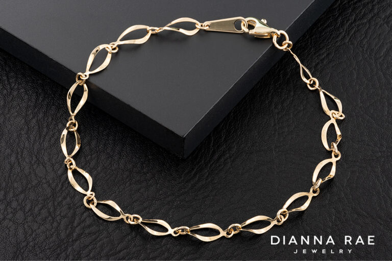 10K Yellow Gold Fancy Link Bracelet
