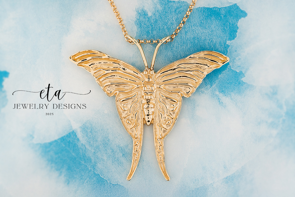 Yellow Gold Butterfly Pendant