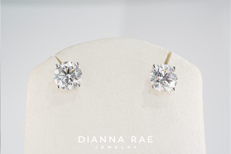4.03 Carat White Gold Lab-Grown Diamond Studs