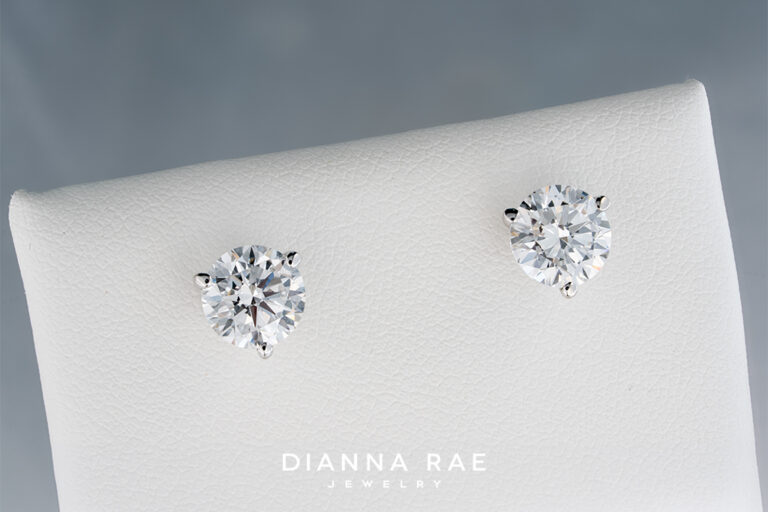 3.03 Carat White Gold Lab-Grown Diamond Studs