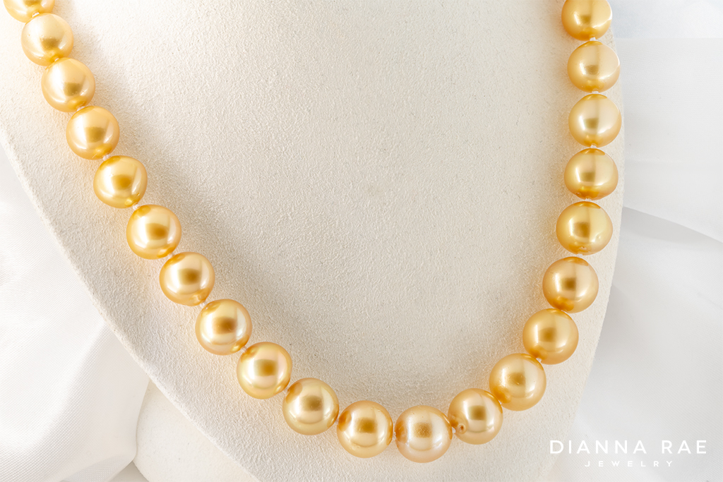 Golden South Sea Pearl Strand